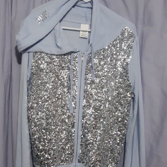 PINK Victoria's Secret Jackets & Blazers - 💎2013 VS PINK Limited  Edition Fashion Show Bling Hoodie💎